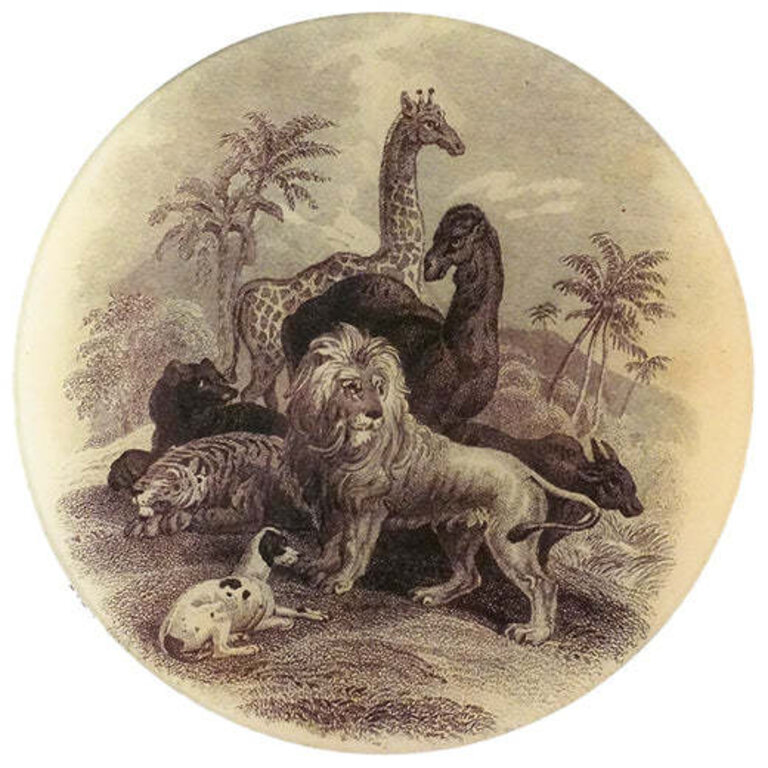 John Derian Friendship Round Plate