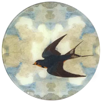 John Derian Swallow in Flight (Flying Left)