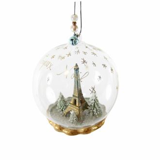 Joyeux Noel Globe Ornament