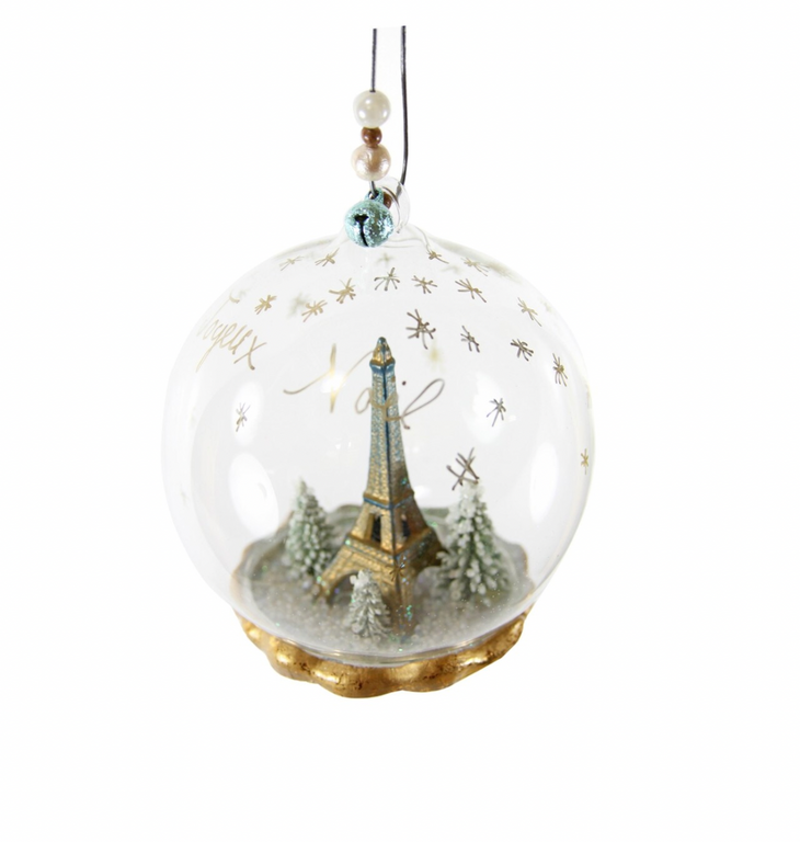 Joyeux Noel Globe Ornament