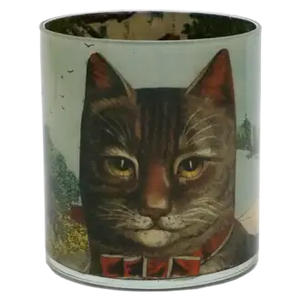 John Derian Country Cat Desk Cup
