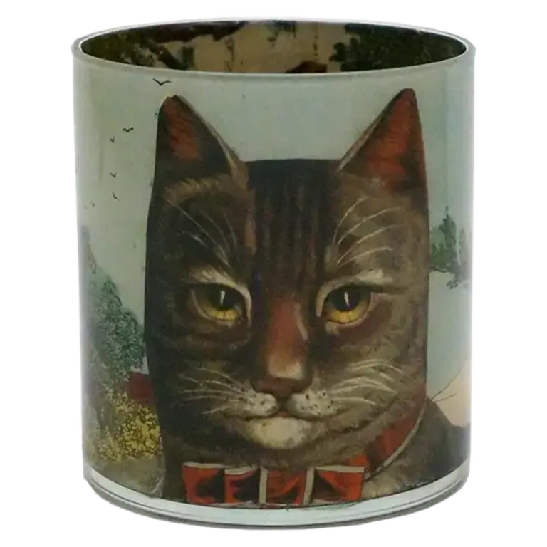 John Derian Country Cat Desk Cup