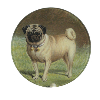 John Derian Pug & Ball 5 Plate