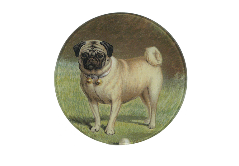 John Derian Pug & Ball 5 Plate