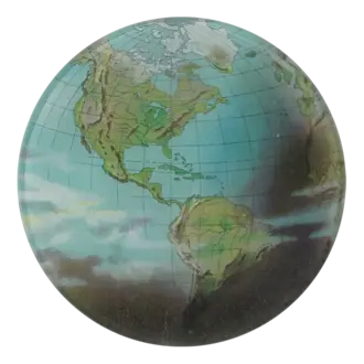 John Derian World Atlas Plate