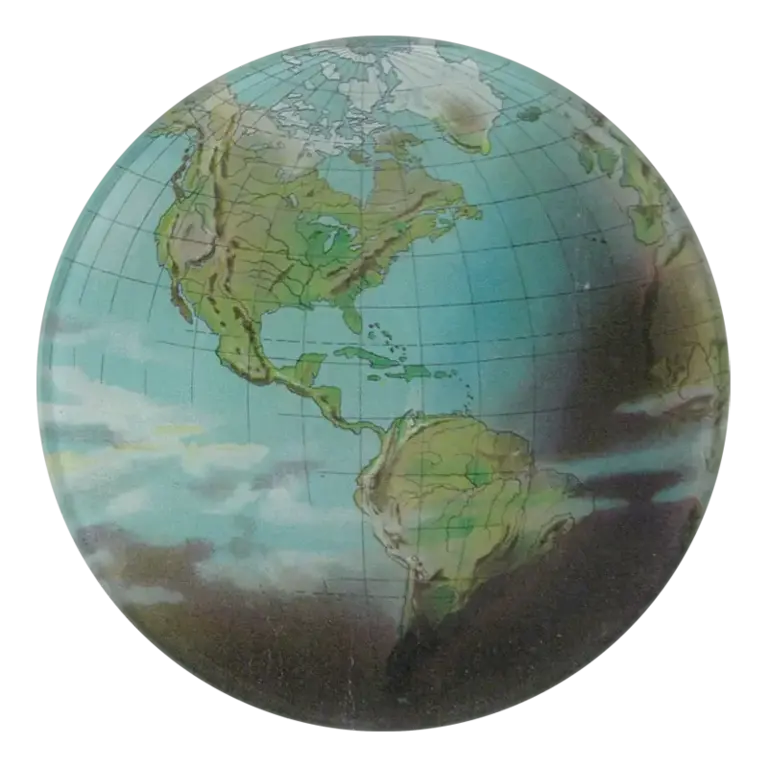 John Derian World Atlas Plate