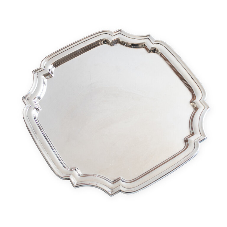 Lunt Silver-Plated Waiter Tray