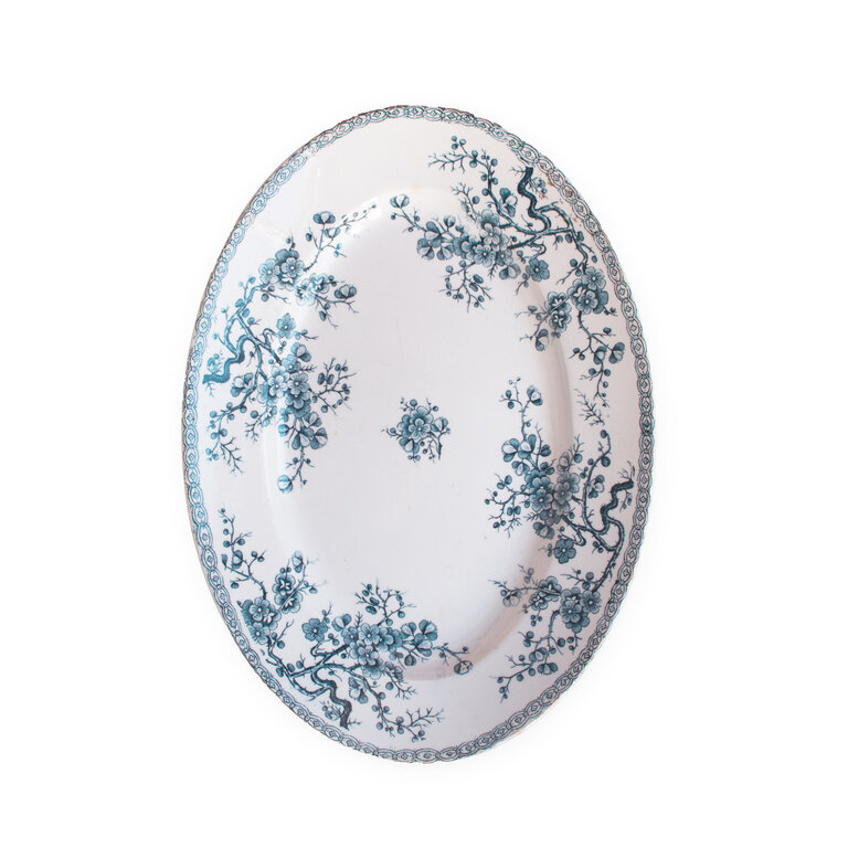 Oval Faiencerie de Gien Serving Dish