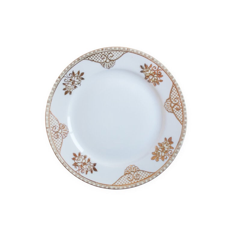 Noritake Gold & Cream China Salad Plate