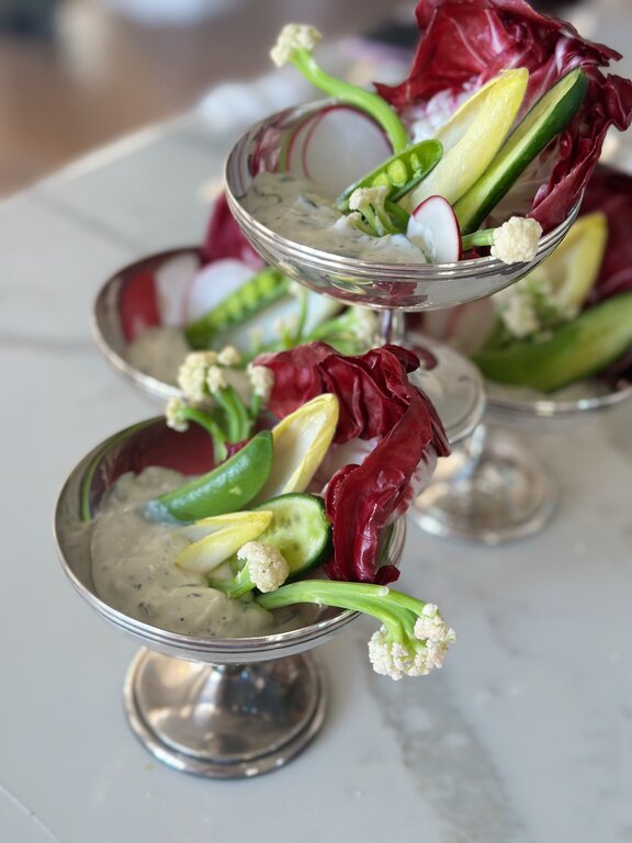 Vintage French Coupelle Ice Cream Cups