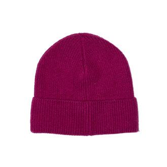 Fuchsia Cashmere Blend Beanie