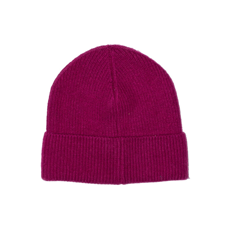 Fuchsia Cashmere Blend Beanie