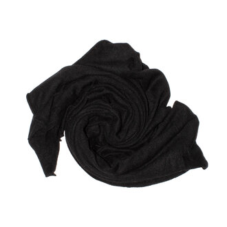 Gaston Black Cashmere Blend Scarf