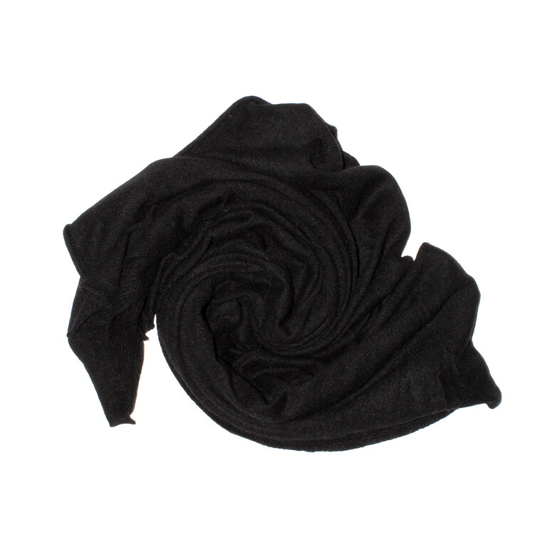 Gaston Black Cashmere Blend Scarf