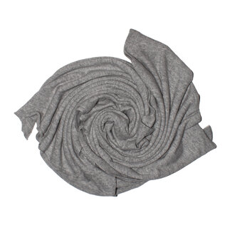 Gaston Dark Grey Cashmere Blend Scarf