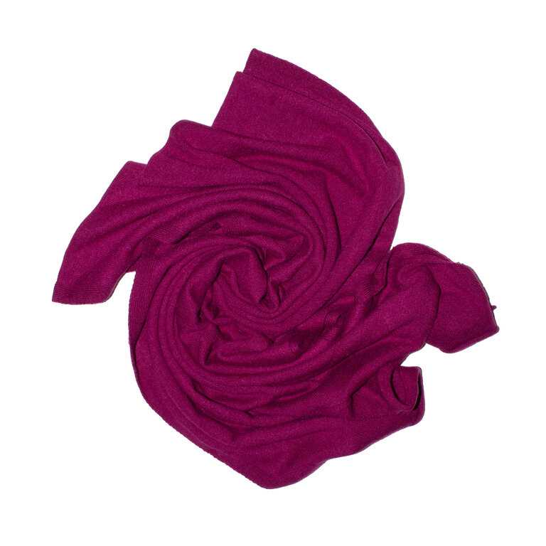 Gaston Purple Cashmere Blend Scarf
