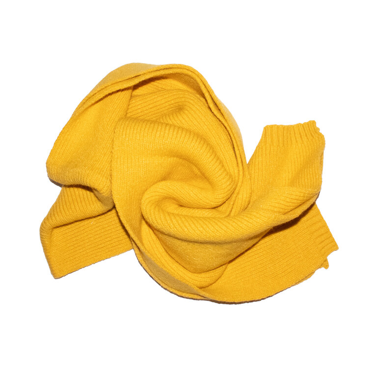 Lea Dark Mustard Cashmere Blend Scarf