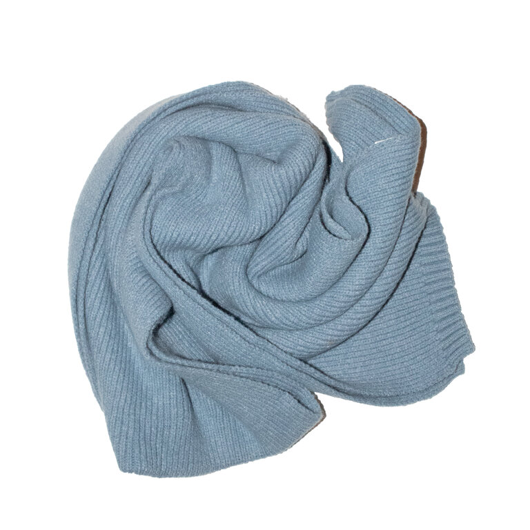 Lea Blue Jean Cashmere Blend Scarf