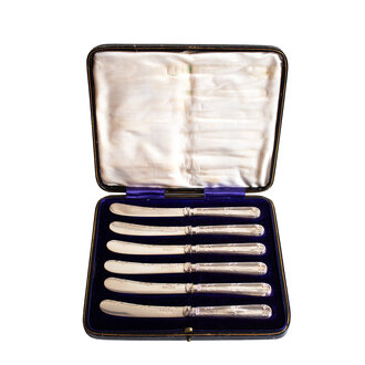 Henry Greaves Sterling Silver Butter Knives