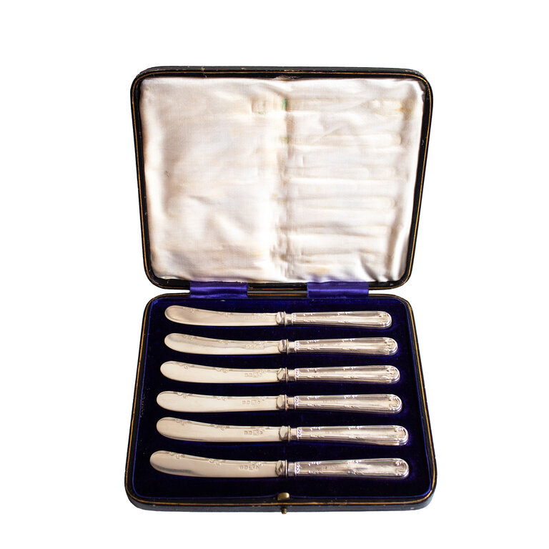 Henry Greaves Sterling Silver Butter Knives