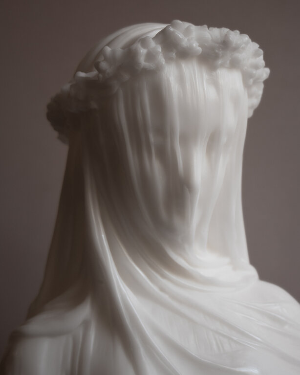 Waxed Vierge Aux Fleurs