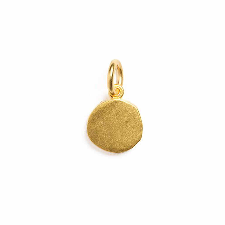 Fallen Aristocrat Amber Sand Dollar Charm