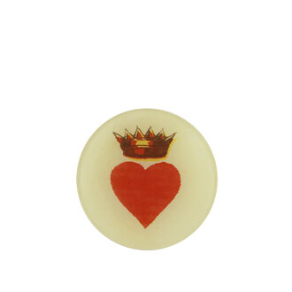 John Derian Crowned Heart Plate