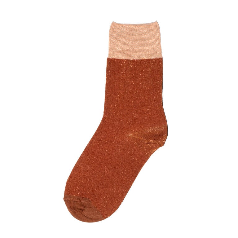 Atelier St Eusache Boogie Woogie Marron Socks
