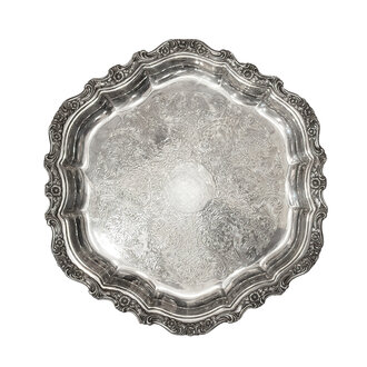 Countess Silverplated Scalloped Tray