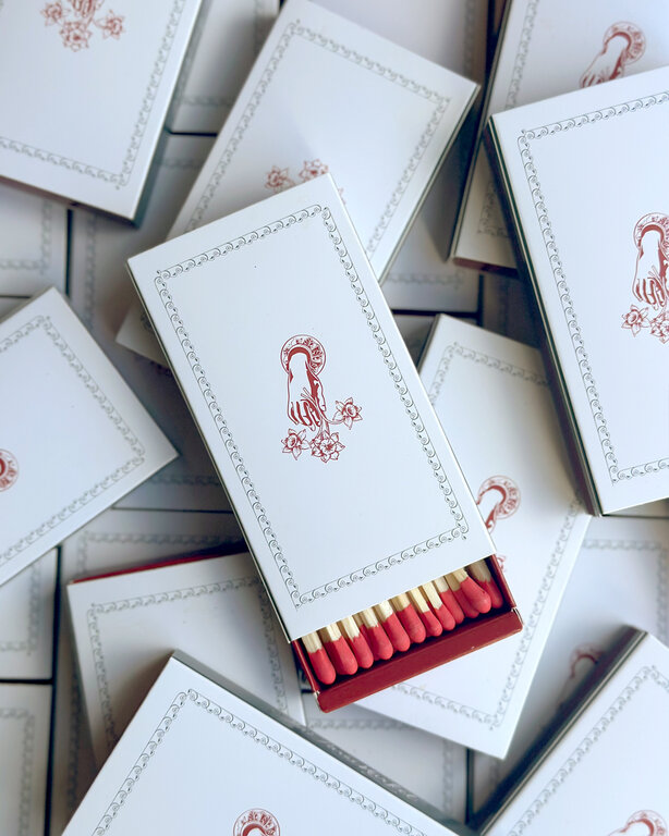 The Paris Market White Paris Market Matchbox