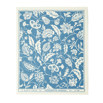 Antoinette Poisson Indienne Blue Domino Paper