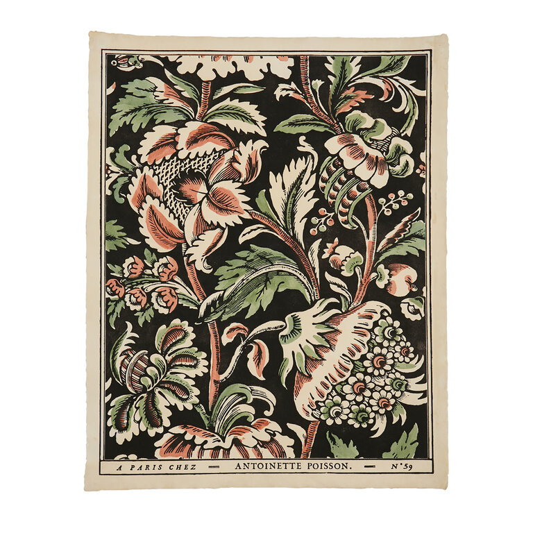 Antoinette Poisson Larges Pavots Ochre Domino Paper