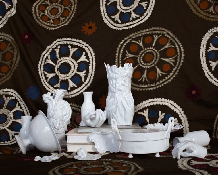 Astier de Villatte Dragon Head Vase