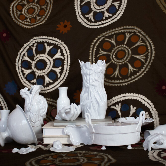 Chou Hand-Sculpted Ceramic Fruit Stand - The Paris Market