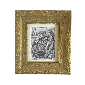 Raymond Debiève Framed Le Pêcheur (The Fisherman), 2004
