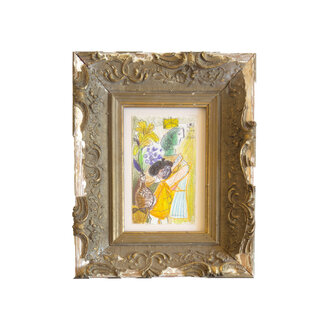 Raymond Debiève Framed Oiseau de Paradis (Bird of Paradise), 2004