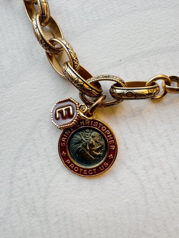 Fallen Aristocrat St. Christopher Medal