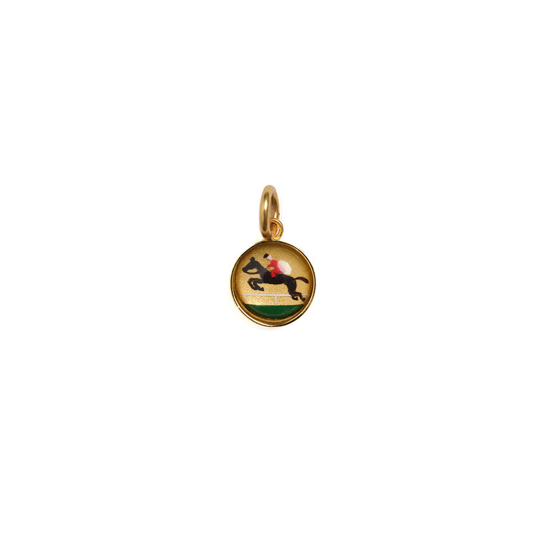 Fallen Aristocrat Equestrian Intaglio Charm