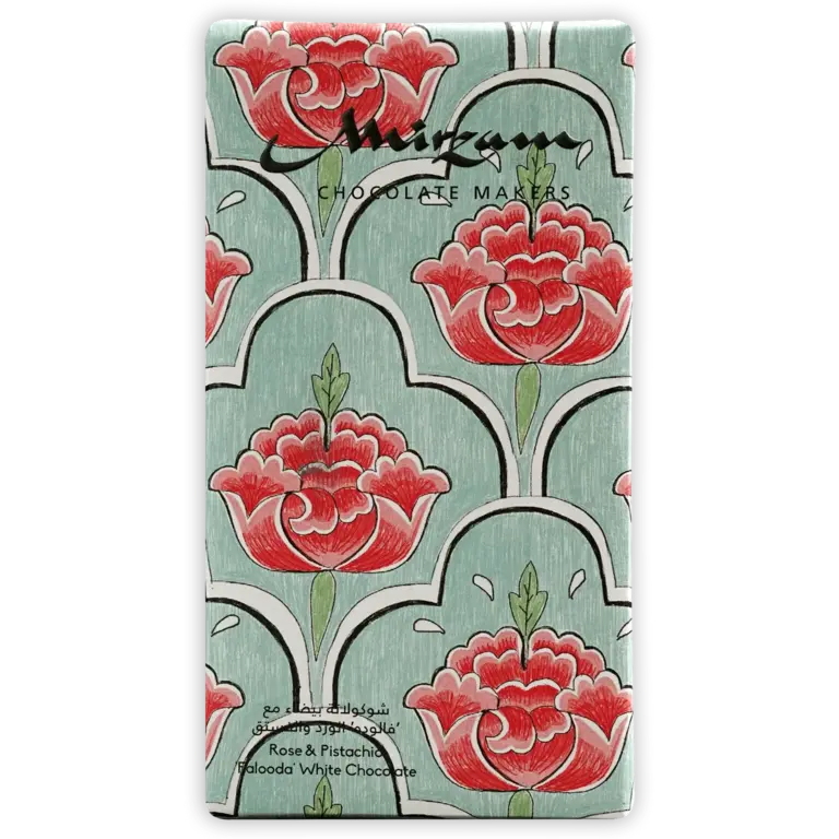 Mirizam Chocolates Rose & Pistachio White  Chocolate