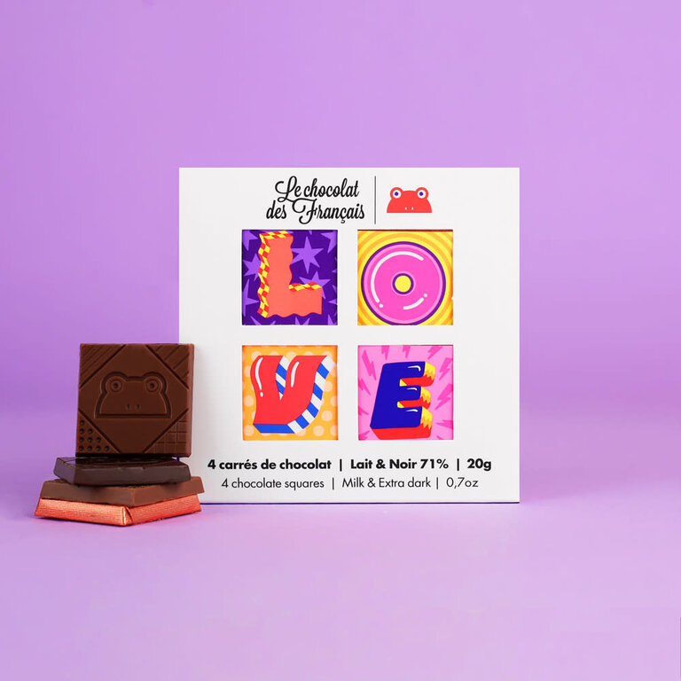 Le Chcolate Des Francais Chocolate Love Box