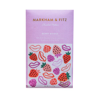 MARKHAM & FITZ Berry Bisous Chocolate Bar