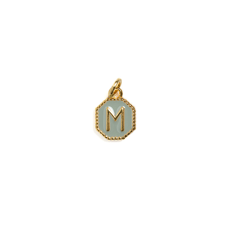 Fallen Aristocrat Dove Alphabet Octagon Charm