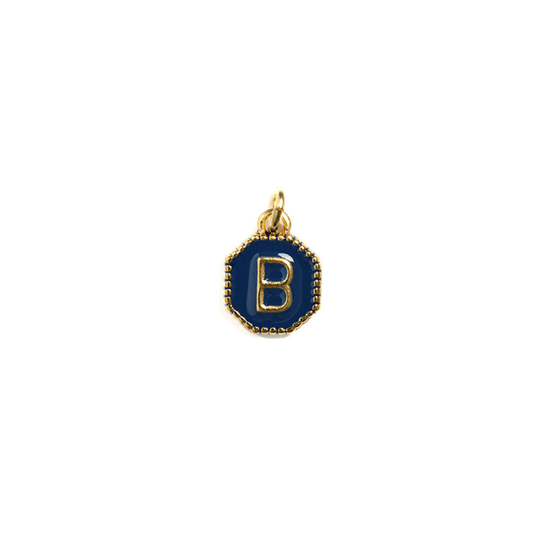 Fallen Aristocrat Midnight Alphabet Octagon Charm