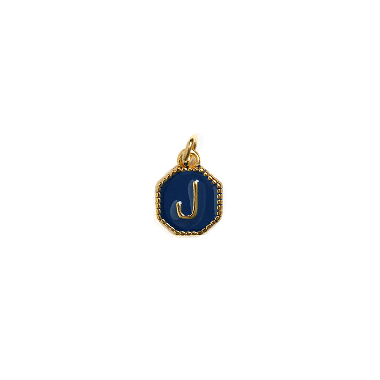 Fallen Aristocrat Midnight Alphabet Octagon Charm