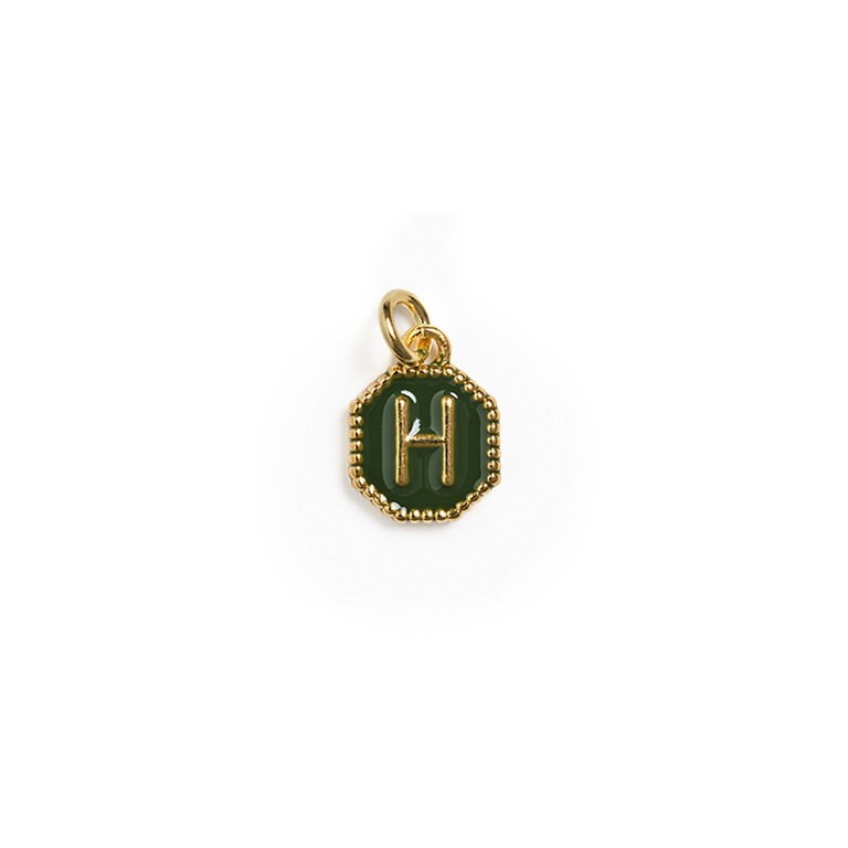 Fallen Aristocrat Fern Alphabet Octagon Charm