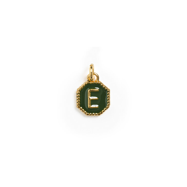 Fallen Aristocrat Fern Alphabet Octagon Charm