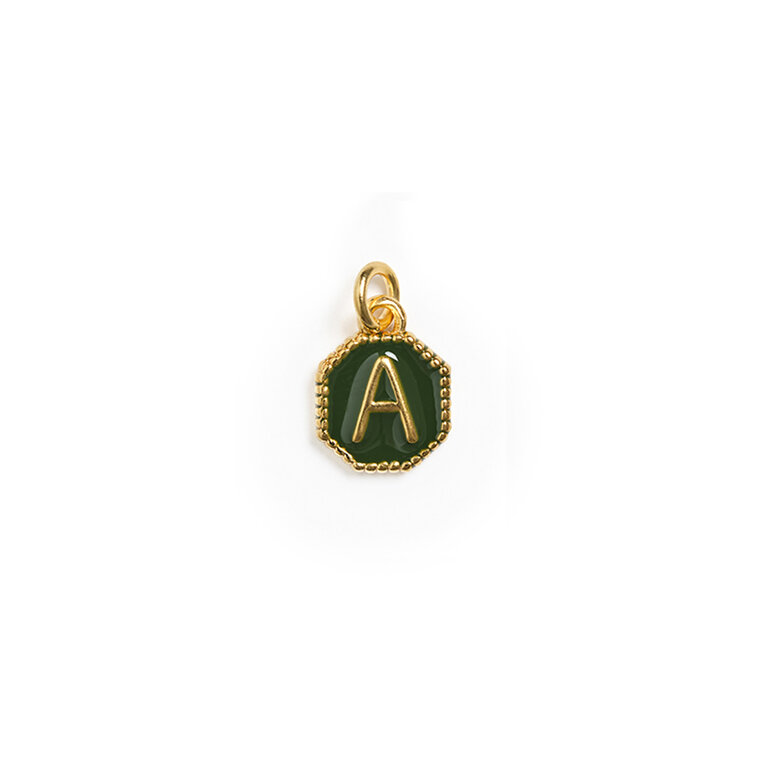 Fallen Aristocrat Fern Alphabet Octagon Charm