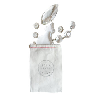 The Paris Market Antique French Chandelier Crystal Bundle, 19th Century- Medium