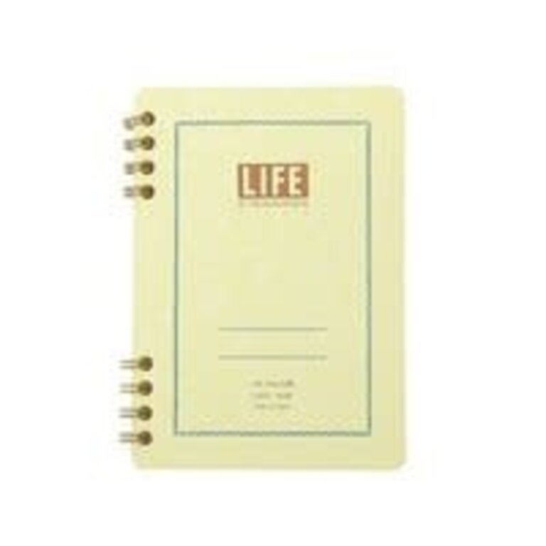 LIFE Cinnamon Note A6 Ruled Spiral Notebook