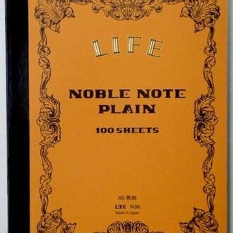 LIFE Brown Noble Note Plain Notebook